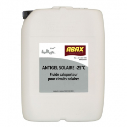 Antigel chauffage pour panneau solaire -25°C ABAX
