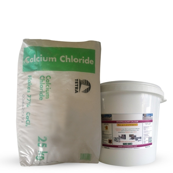 Chlorure de Calcium, Déneigeant et déverglaçant