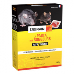Compo 'Barrier Radikal Overdose' fromage à pâtes avec boîte de nourriture pour  souris - 80g (8x10g) - poison contre les souris